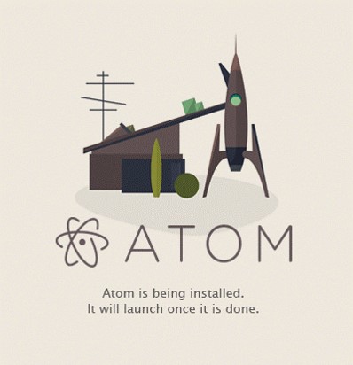 Atomインストール画面